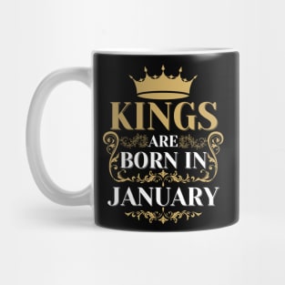 kings are born in january Mug